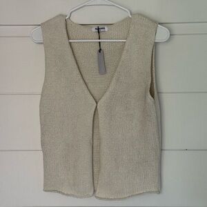 Rumored Off-White Knit Top, Women’s M